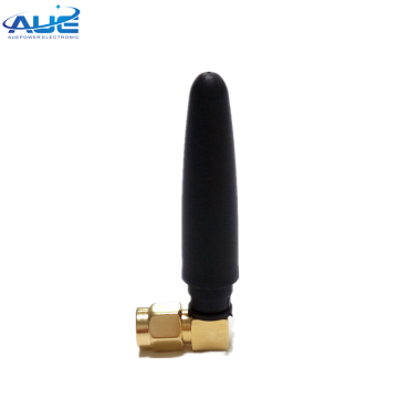 SMA Male Right Angle 50mm Rubber WiFi Antenna