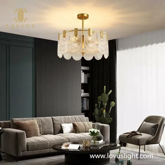 Pure white decorative ceiling chandelier villa chandelier Classic new creative chandelier