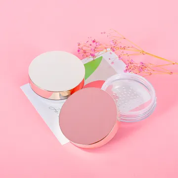 Plastic Cosmetic Loose Powder Container