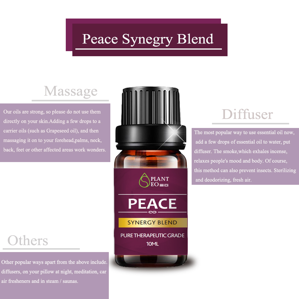 private label custom peace blend oil clam mind