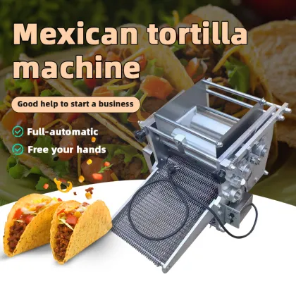 Fully Automatic Corn Tortilla Making and Cooking Machine