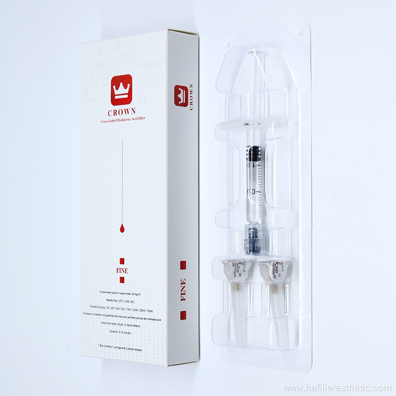 hyaluronic acid dermal filler injection for skin firming