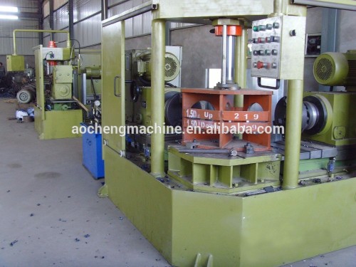 fully automatic three head carbon steel reducer tee groove machine