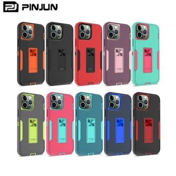Anti-Shock Hard Kickstand Phone Case for Lenovo K13 Pro, K12, K10, A6 Note, Z6 - Shockproof Hybrid Protector Cover