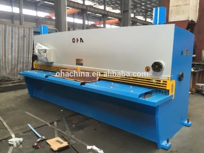 "OHA" Brand HAS-8/4000 cnc sheet metal shearing machine, stainless steel plate shearing machines, cnc steel plate shearing