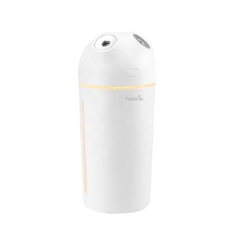 Portable Super Large 470ml Double Nozzle Humidifier with Night Light