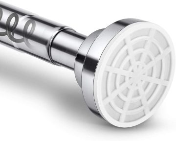 Adjustable Tension Shower Curtain Rod - 25 to 41 Inch Rustproof & Corrosion Resistant