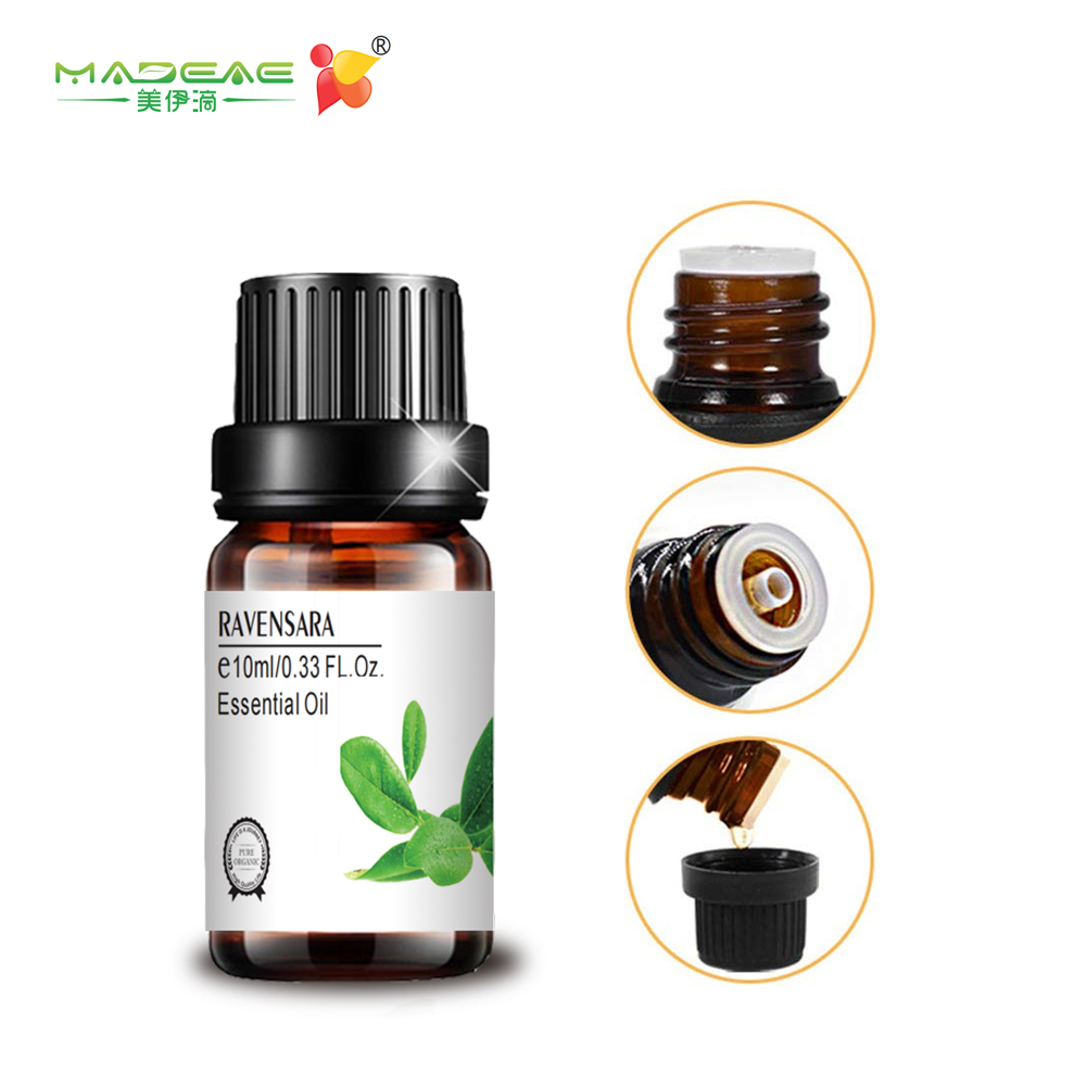 Etiqueta privada mayorista de grado terapéutico 10 ml de aceite Ravensara