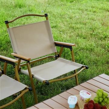 Kemet Folding Chair - Lightweight, Portable, Stackable for Camping, Picnicking, Villas, and Entrances