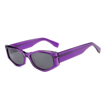 Custom Polarized Acetate Sunglasses Irregular Frame