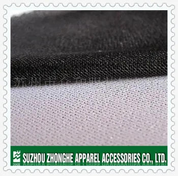 Polyester tricot warp knitted non woven fabric for garment fusible interlining