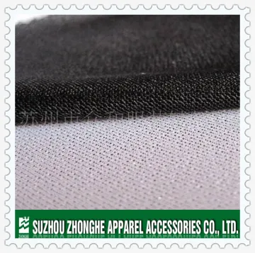 Polyester tricot warp knitted non woven fabric for garment fusible interlining