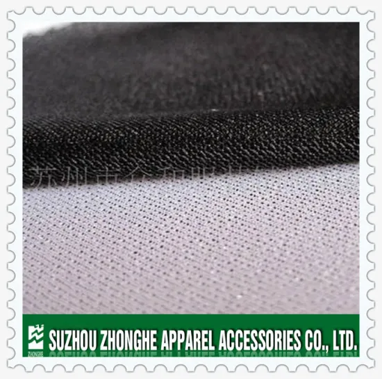 Polyester tricot knitted fusible interlining for garment