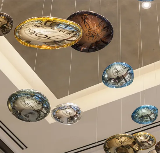 Large corridor chandelier for hotels