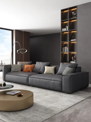 Luxury Cozy Puffy Corner Sofa Sets