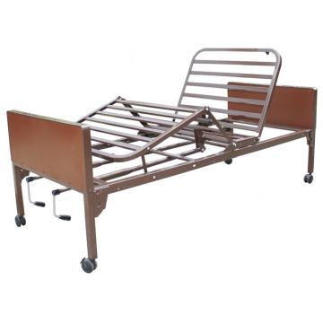 Cama manual manual de hospital ajustable de altura