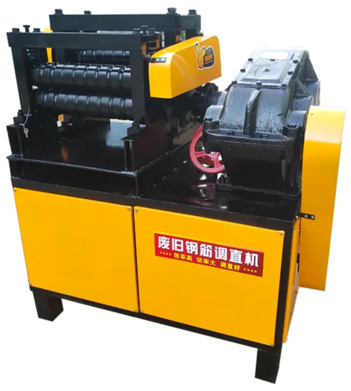 Straight thread steel straightening machine