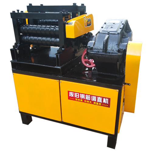 Straight thread steel straightening machine