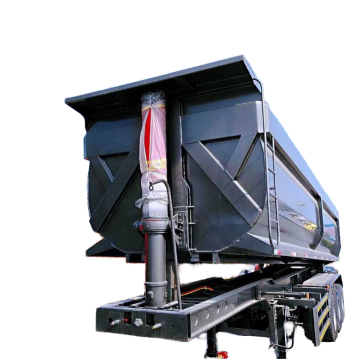 U -type tippen dump truck -aanhangwagens - 3 assen, 50 ton, koolstofstaal, nieuw en gebruikt