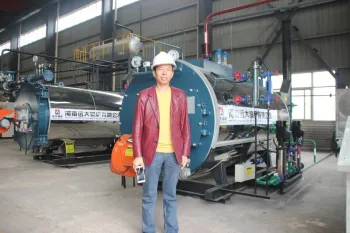 Diesel fired steam boiler 2t for textile industry