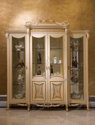 Tall plywood white wine cabinet / wine cabinet wood