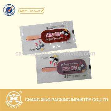 Custom design plastic popsicle packaging bag/ ice lolly package/ freezer pop plastic bags