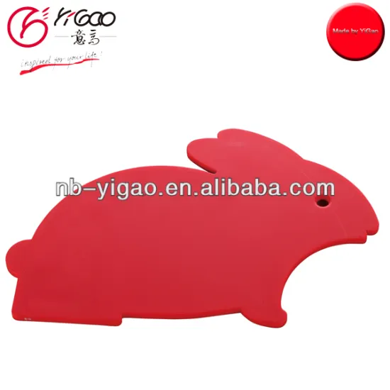 2014 new hot sale color rabbit chopping board