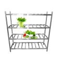 Stainless steel storage shelf for entrance