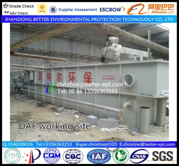 High Efficiency Printing and Dyeing Wastewater Treatment Equipment, Dissolved Air Floatation Machine(DAF system)