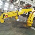 OUCO custom marine crane,2T folding boom telescopic boat crane Compact design