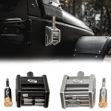 Aluminum Radio Antenna Base Cover Kit for Jeep Gladiator 2020-2022 JT 4x4 Offroad Accessories