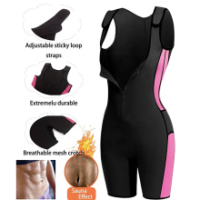 Neoprene Sauna Suit Sweating Bodysuit Jumpsuits Shorts, Strong, High Elastic, Stretchable and Breathable