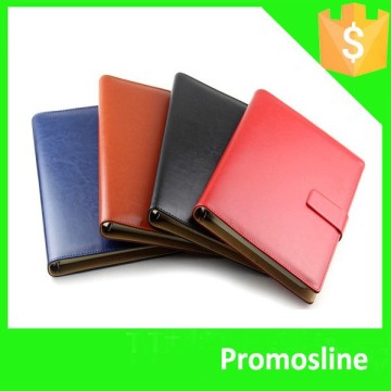 Popular Logo leather padfolio logo embossed