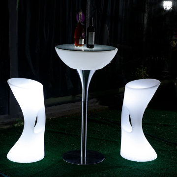 Μοντέρνα LED Light Up Cube Sop για εκδηλώσεις και υπαίθρια έπιπλα
