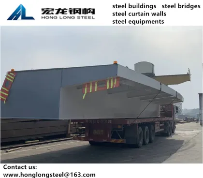 Highway steel bridge box column