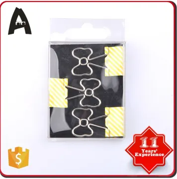 Good service factory supply rose gold binder clips