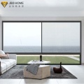 Ventana corrediza de aluminio con rotura de puente térmico y mosquitera