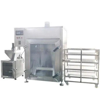 Commercial Smoker Meat Smoke Machine - 500 kg Batch Bacon Smoke Oven Sausage Smokehouse Fish Smoker