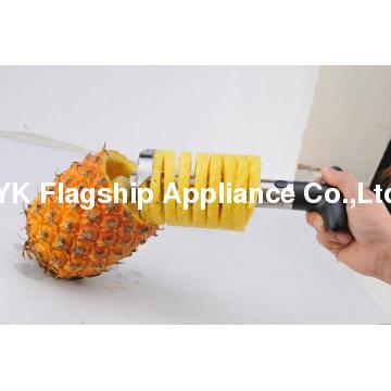 Manual pineapple peeler