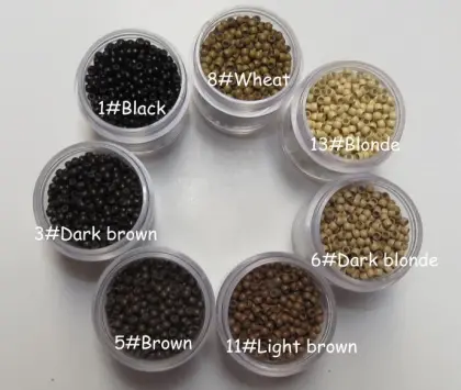 Keratin Hair Extensions Tools  Micro Ring Nano Beads human Hair Extension