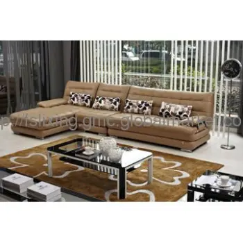 good quality modern leather leisure sofa furniture price list 2Y266