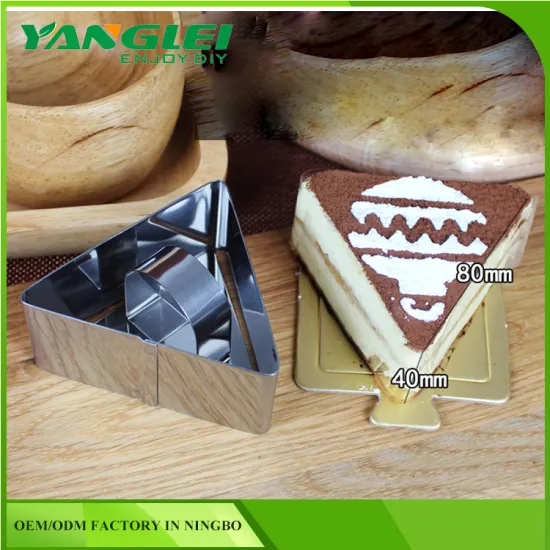 Triangle Shape Mousse Ring Cookie Cutter Cake Dessert Mold