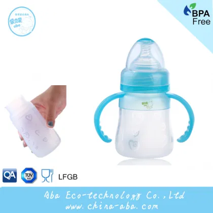 NEW BORN BABY STARTER FEEDING BOTTLE SILICON TEAT DIFFERENT COLOURS