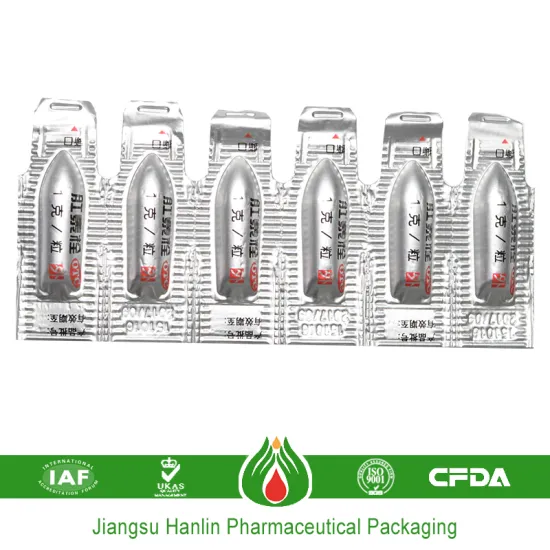 custom printed packaging suppository aluminium foi rolls