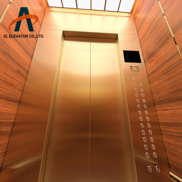 Desain Kayu Modern Dinding Villa Home Elevator - Lift Perdagangan Perdagangan 630kg Aman Baru