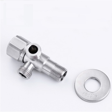 Hot selling 2 outlet 3 way angle cock valve toilet bathroom valve angle