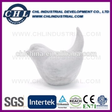 Bird shape outdoor personalized cement concrete craft