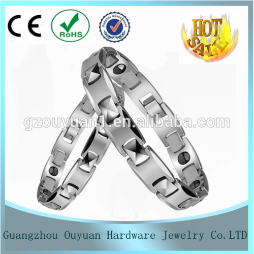 Latest Magic Fashionable Custom Magnetic Titanium Bracelet/Tungsten Bracelet