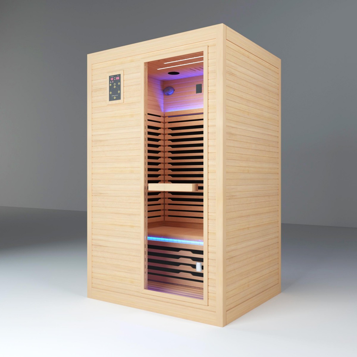 Indoor Canadian Hemlock Infrared Sauna Room