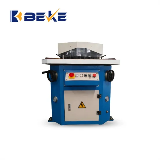 BEKE 6x200 Hydraulic Angle Cutter Machine: 200mm Long Steel Angle Cutting and Notching Tool